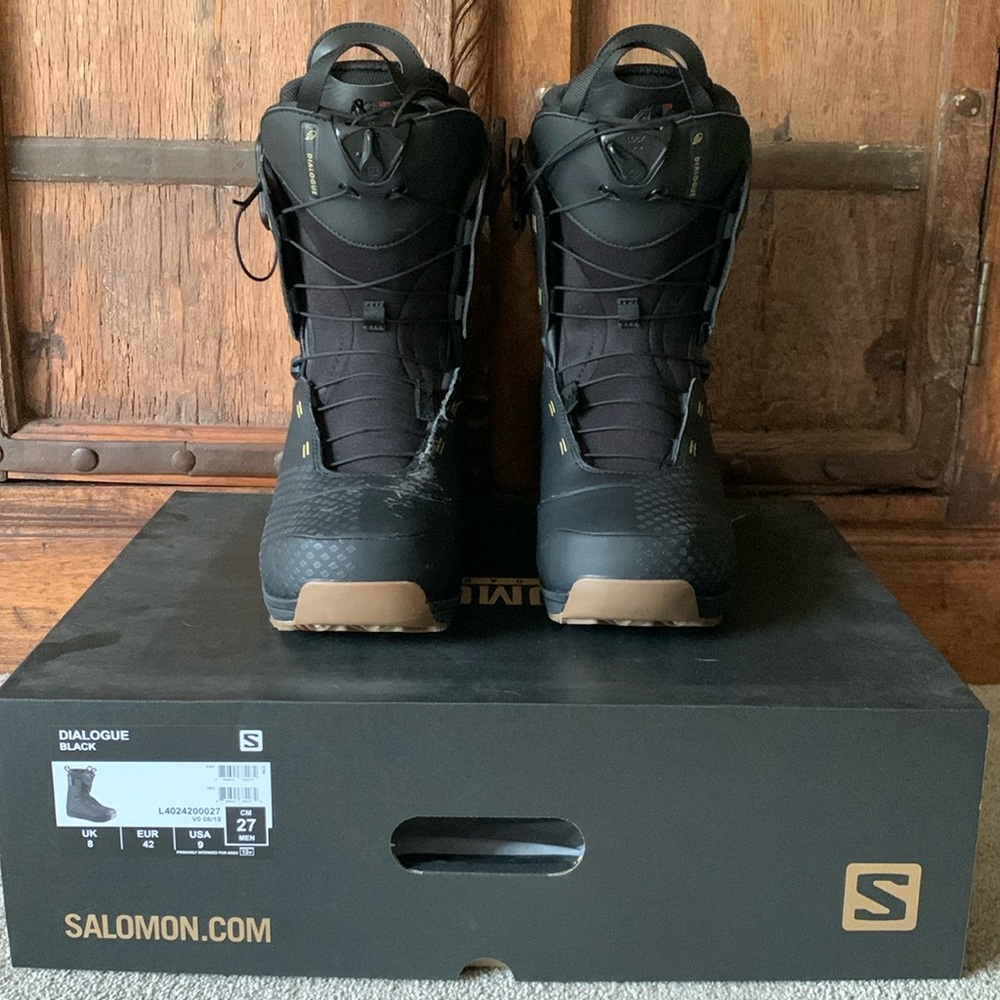 Salomon “Dialogue Black” Snowboarding Boots